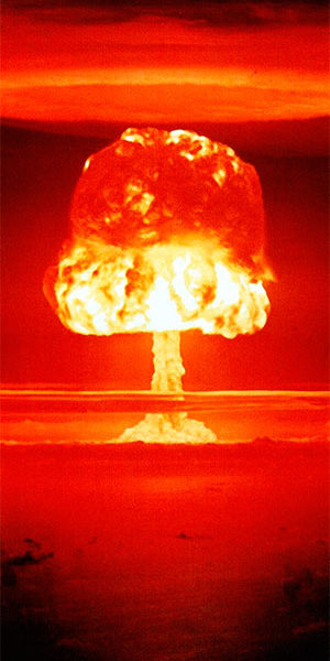nuclear explosion test