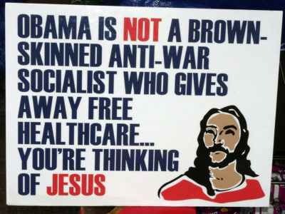 Poster supporting Barack Obama