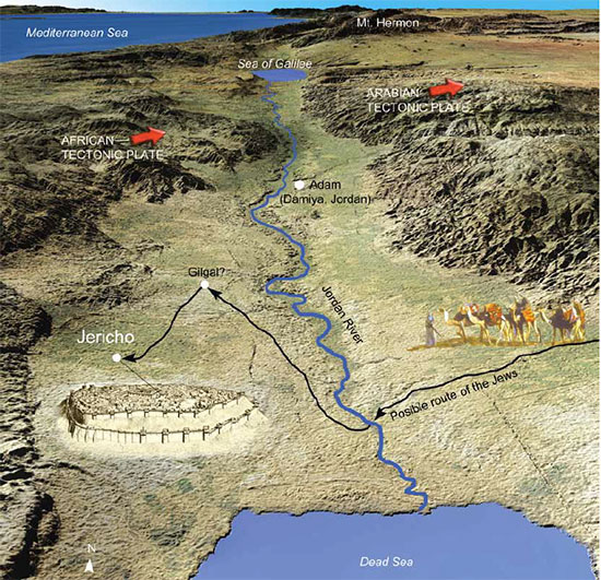 Ancient Jericho Map