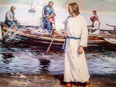 Jesus and fishermen