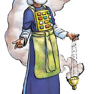 Cartoon of Aaron high priest