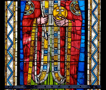 stained glass window of Otto the Great