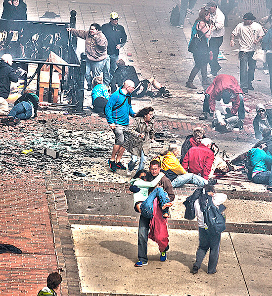 Boston Marathon bombing.