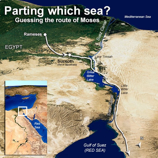 red sea map of n