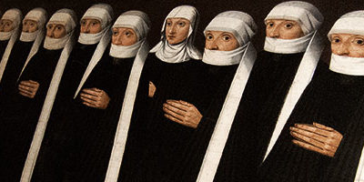 painting of nuns