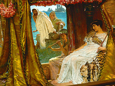 Painting of Cleopatra and Mark Antony