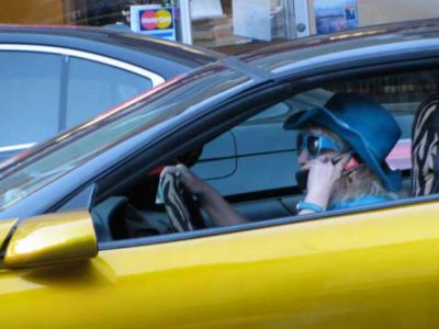 driving while talking on a cell phone