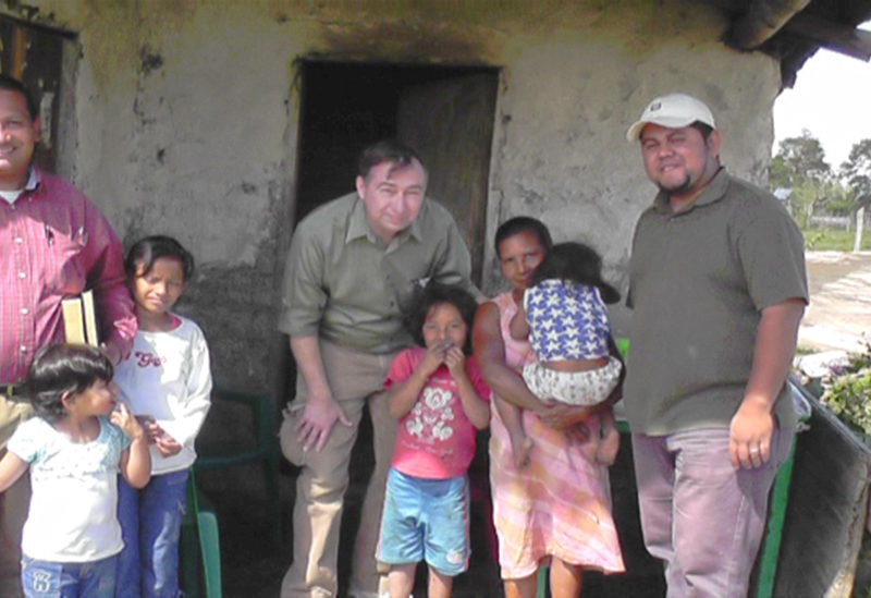Stephen M. Miller with Rosa in Honduras