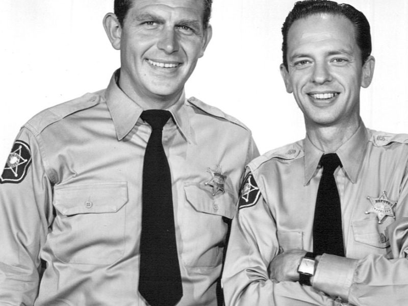 Andy Griffith and Don Knotts
