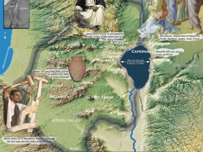 Map of Galilee by Stephen M. Miller