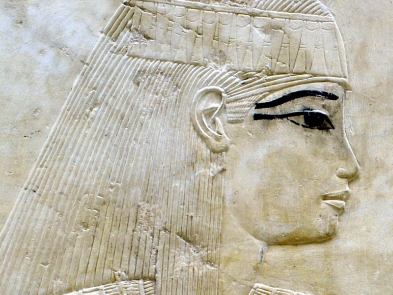 ancient portrait of Egyptian woman