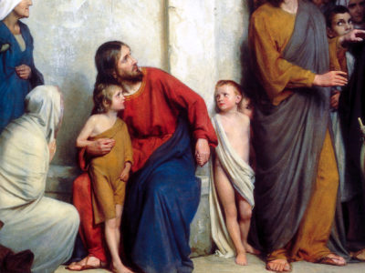 Jesus blesses children