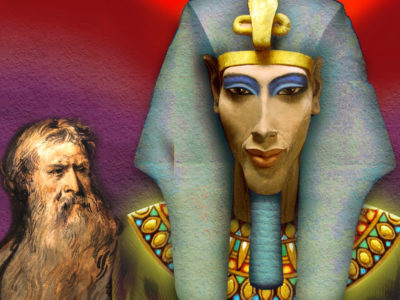 Moses and Pharaoh Akhenaten