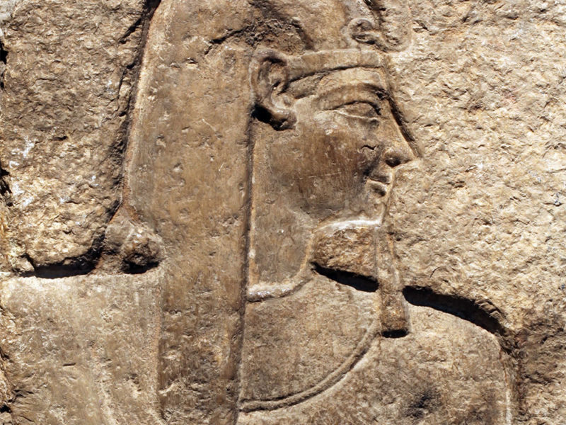 Ancient art of Egyptian man