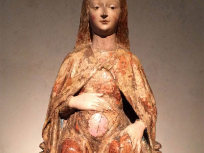 Figurine of pregnant Virgin Mary