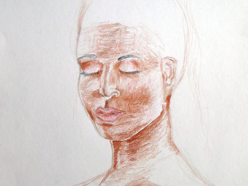 sketch of woman