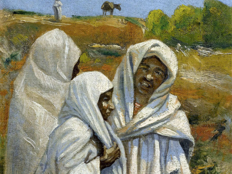 Painting of people in Bible times