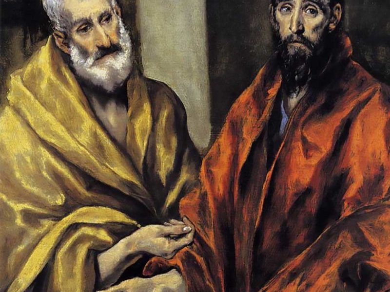 El Greco painting of Peter and Paul