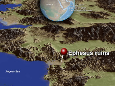 Map of Ephesus.