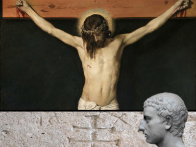 Art of Jesus on the cross