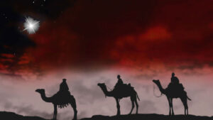 Star of Bethlehem video cover of wise men on camels