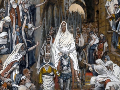 Painting of Triumphal Entry of Jesus