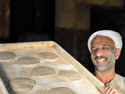 Photo of Egyptian baker.