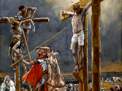 painting of crucifixion of Jesus