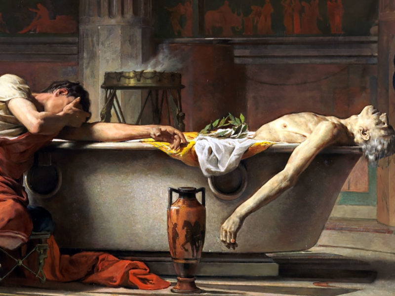 painting of the death of Seneca