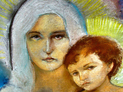 Art of Mary and child