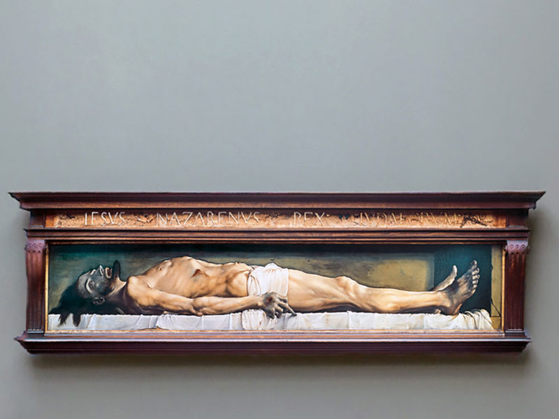Painting of the body of Jesus Christ