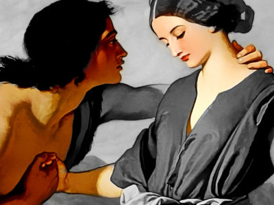 painting of Jacob and Rachel by William Dykes