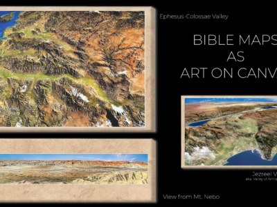 Casual English Bible Maps as Art promo