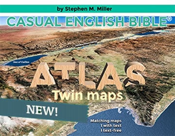 Casual English Bible® Atlas, Twin Maps Edition eBook, PDF