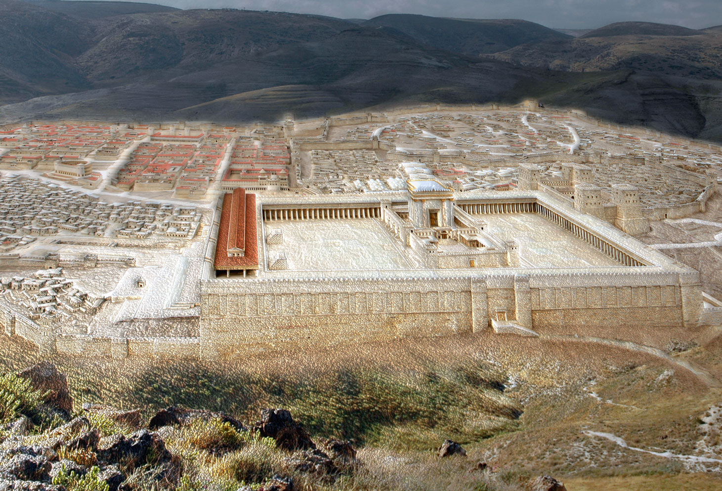 Painting/photo of Jerusalem Temple-Casual English Bible