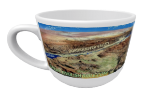 Big mug with 3 bible maps from the Casual English Bible