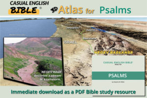 Psalms Atlas promo cover - Casual English Bible