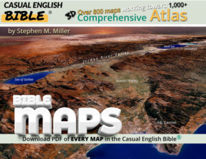 Promo for complete collection of Bible maps in the Casual English Bible