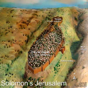 Map of Solomon's Jerusalem